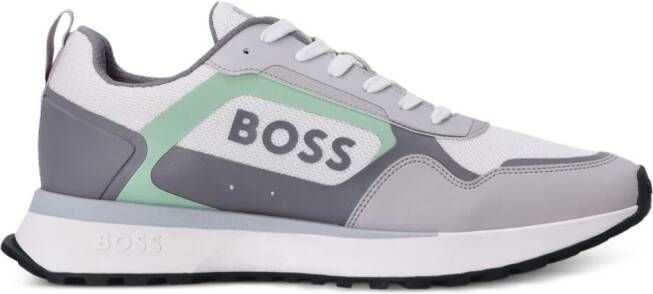 BOSS Sneakers met logoprint Grijs