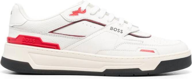 BOSS Sneakers met logoprint Wit