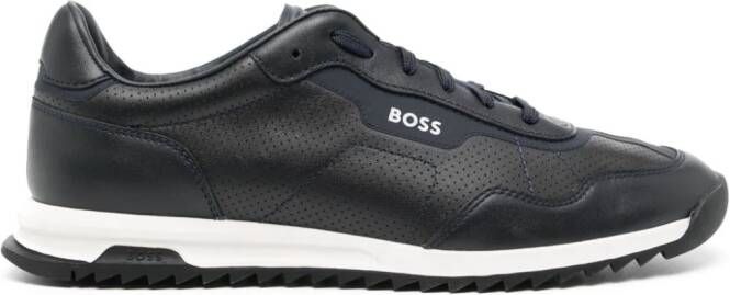 BOSS Zayn low-top sneakers Blauw