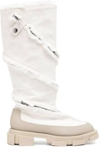 Both Gao laarzen met rits Beige