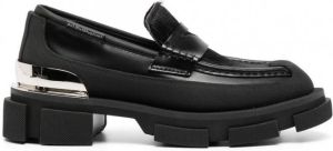 Both Leren loafers Zwart