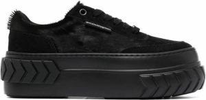 Both Sneakers met plateauzool Zwart