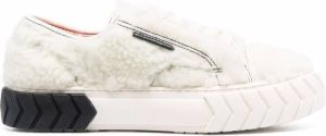 Both Sneakers van imitatiebont Wit