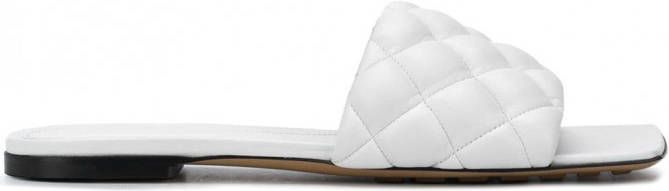 Bottega Veneta Gewatteerde sandalen Wit
