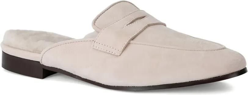 Bougeotte Nomad suède lammy slippers Beige - Foto 4