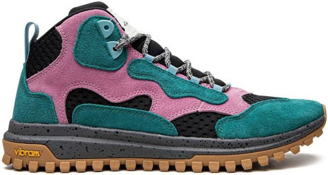 BRAND BLACK Santa Monica high-top sneakers Groen