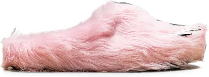 Bravest Studios Bear Claw faux-fur mules Roze