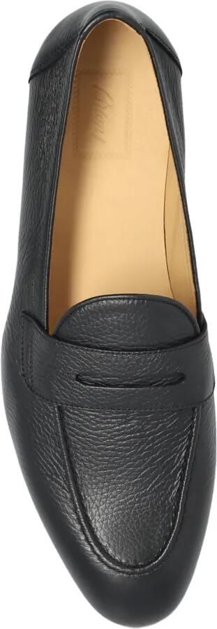 Brioni Appia penny leren loafers Zwart - Foto 3