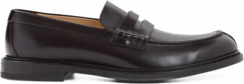 Brioni calf leather loafers Bruin