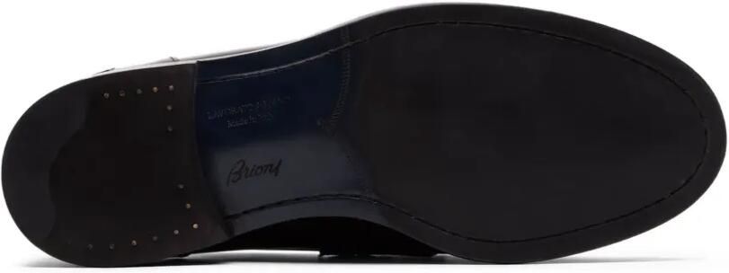 Brioni College leren penny loafers Bruin - Foto 5