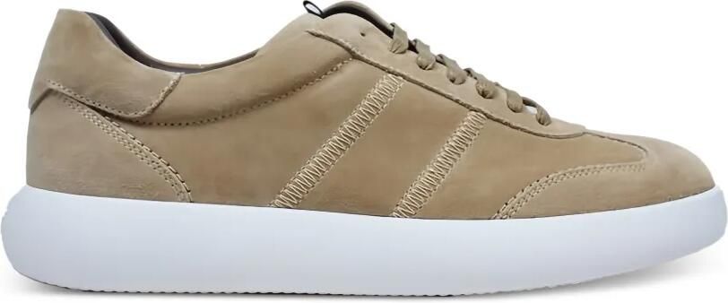 Brioni Leren sneakers met stiksel Beige - Foto 4