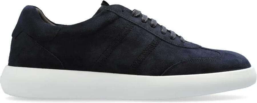 Brioni Olympia suède sneakers Blauw