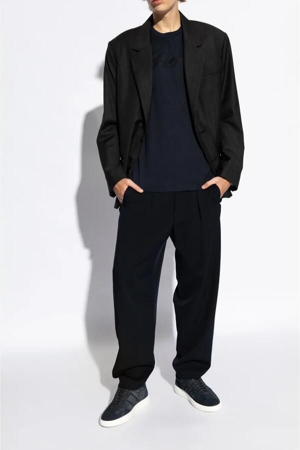 Brioni Olympia suède sneakers Blauw - Foto 3