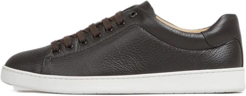 Brioni pebbled deerskin sneakers Bruin