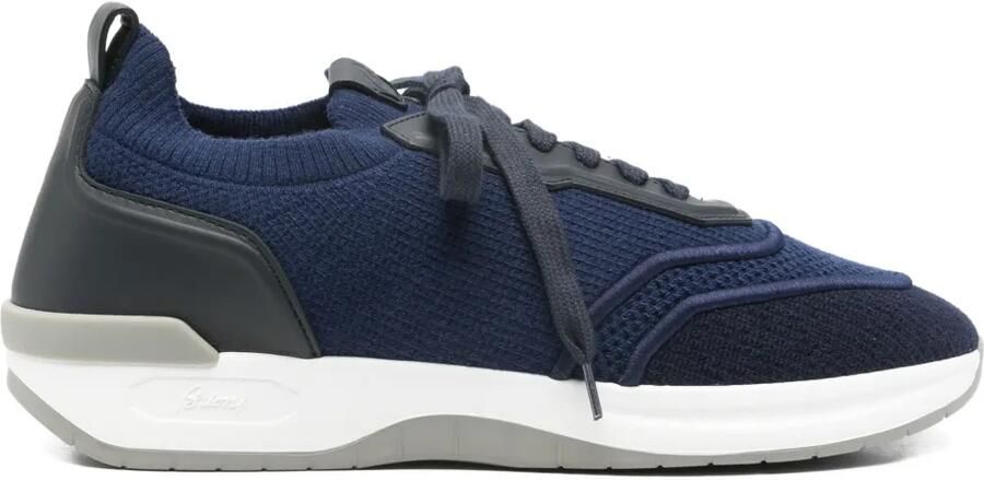 Brioni Sneakers met vlakken Blauw