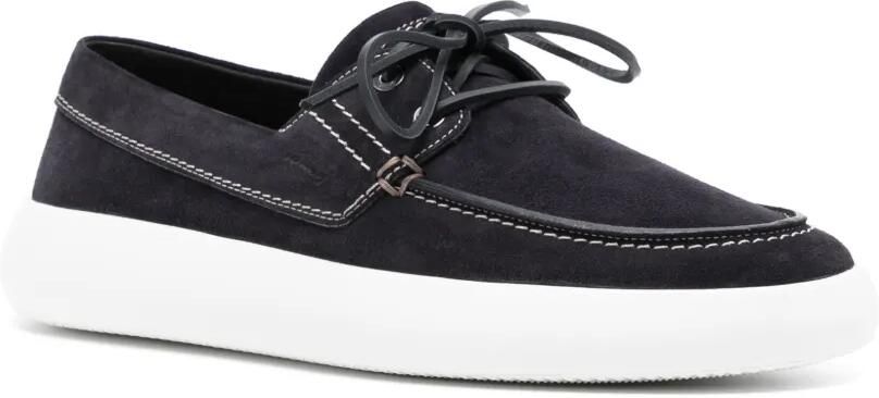 Brioni Suède loafers Blauw - Foto 4