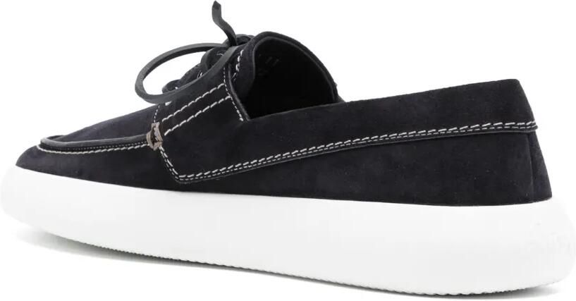 Brioni Suède loafers Blauw - Foto 3