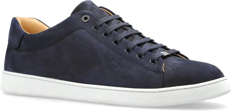 Brioni Suède low-top sneakers Blauw - Foto 4