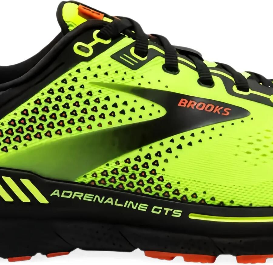 BROOKS Adrenaline GTS 22 "Nightlife Flame" sneakers Geel - Foto 2