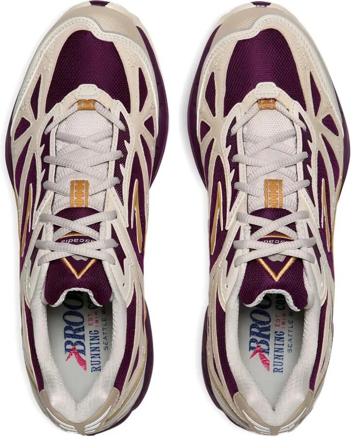 BROOKS Cascadia 1 "Beet Moonbeam Grey" sneakers Beige - Foto 2