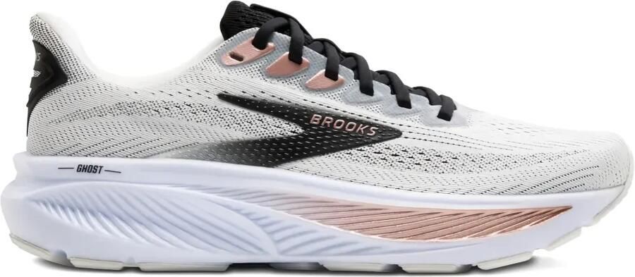 BROOKS Ghost 17 "White" sneakers Beige