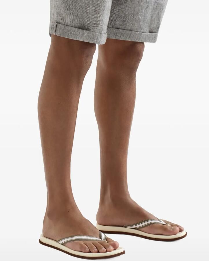 Brunello Cucinelli Badslippers Groen - Foto 2