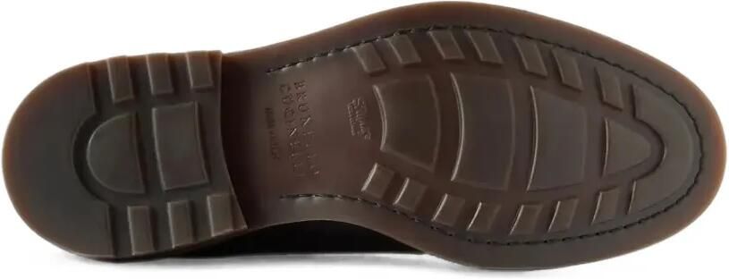 Brunello Cucinelli Donkerbruine veterschoenen - Foto 3