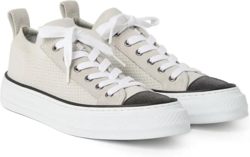 Brunello Cucinelli Gebreide sneakers Beige - Foto 4