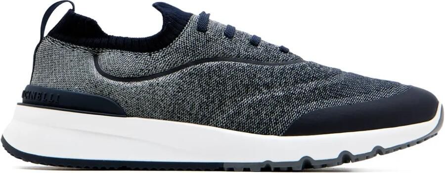 Brunello Cucinelli Gebreide sneakers Blauw