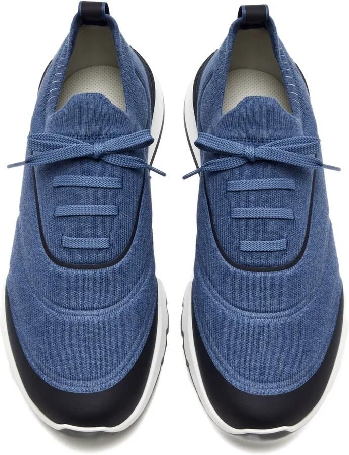 Brunello Cucinelli Gebreide sneakers Blauw