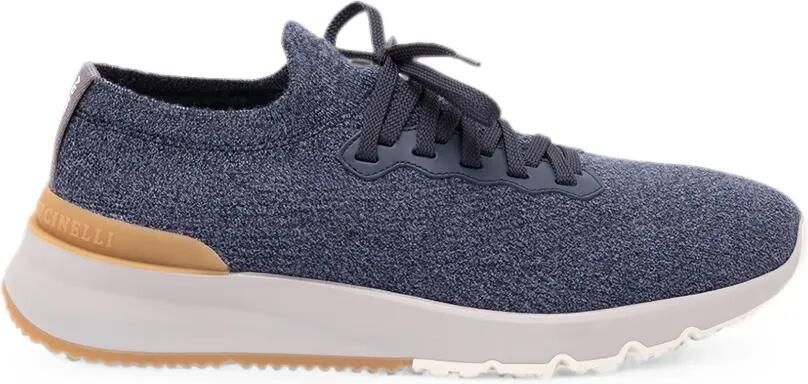 Brunello Cucinelli Gebreide sneakers Blauw