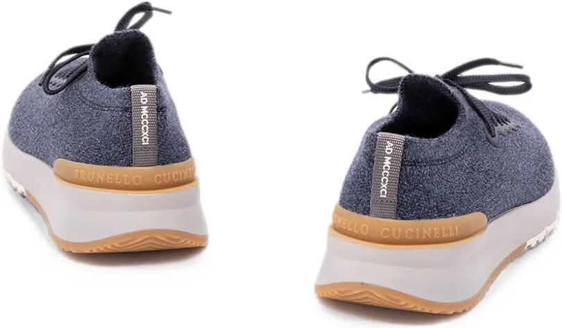Brunello Cucinelli Gebreide sneakers Blauw - Foto 3