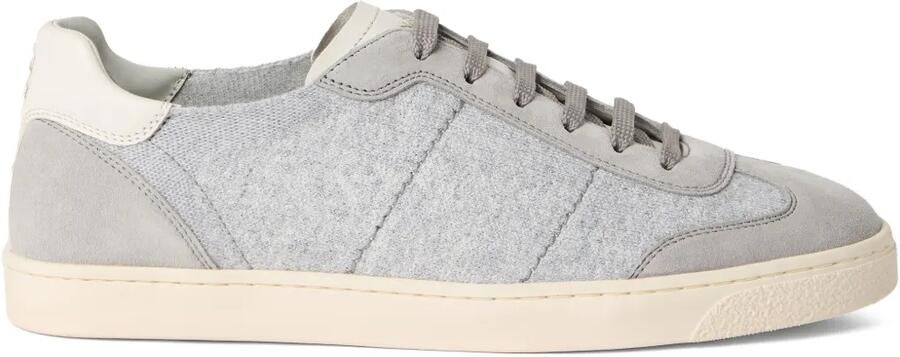Brunello Cucinelli Gebreide sneakers Grijs