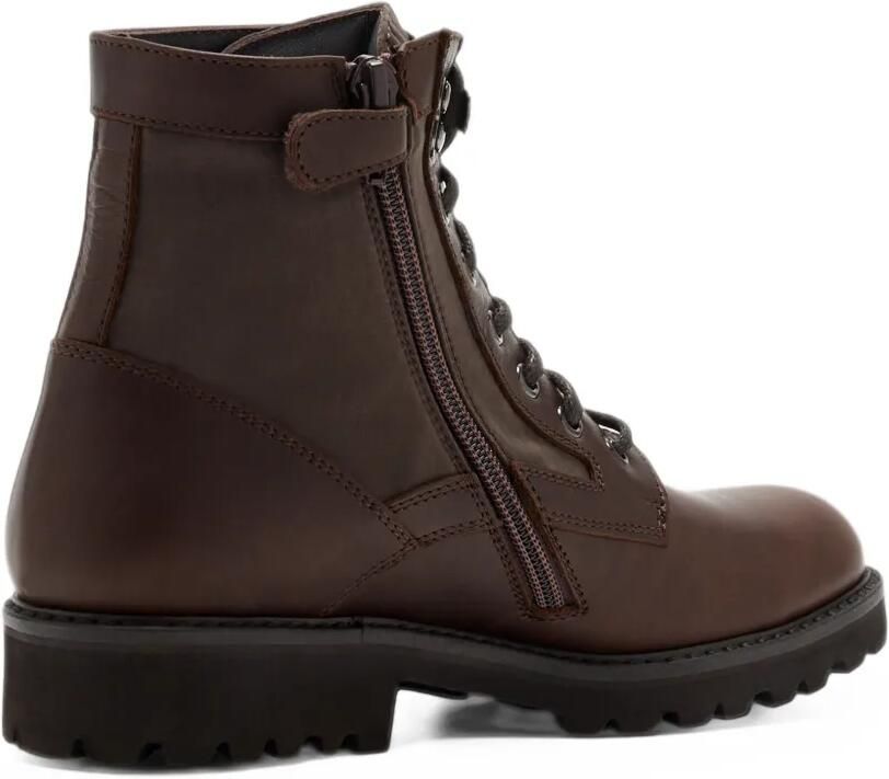 Brunello Cucinelli Kids lace-up leather boots Bruin - Foto 3