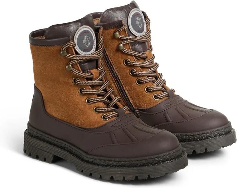 Brunello Cucinelli Kids Suède laarzen Bruin