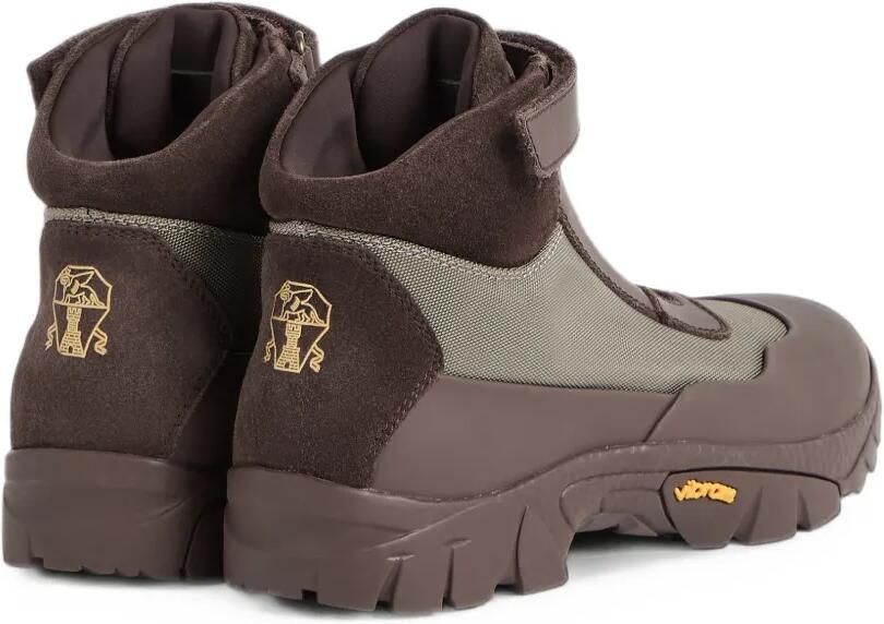 Brunello Cucinelli Kids zip-fastening touch-strap boots Bruin - Foto 3