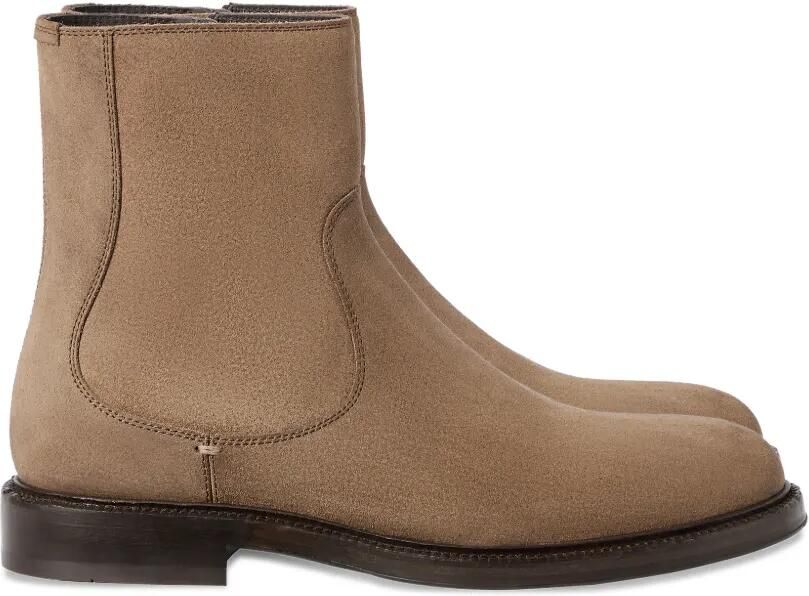 Brunello Cucinelli Laarzen met ronde neus Beige