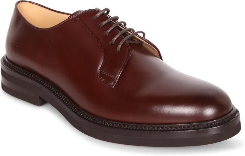 Brunello Cucinelli Leren Derby veterschoenen Bruin - Foto 2