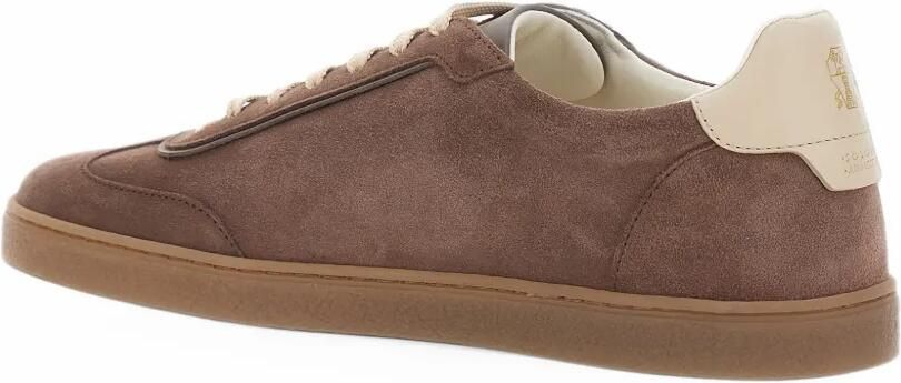 Brunello Cucinelli lace-up suede sneakers Bruin - Foto 4