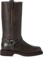 Brunello Cucinelli Leren bikerlaarzen met glanzende lussen Bruin - Bruin