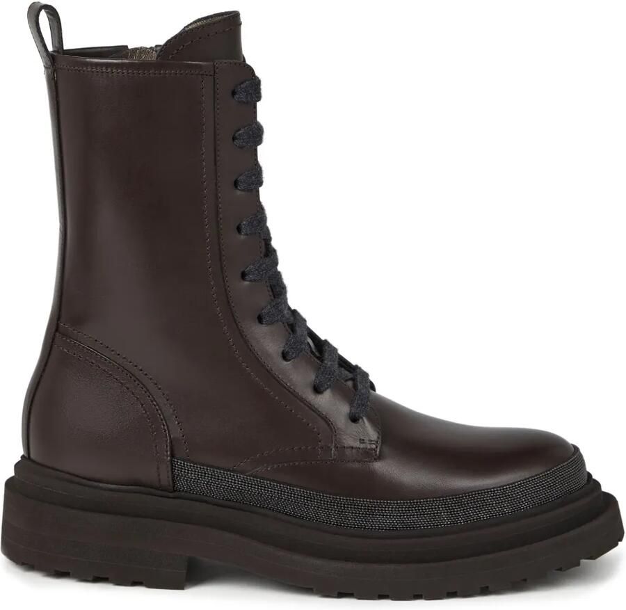Brunello Cucinelli Leren laarzen Bruin