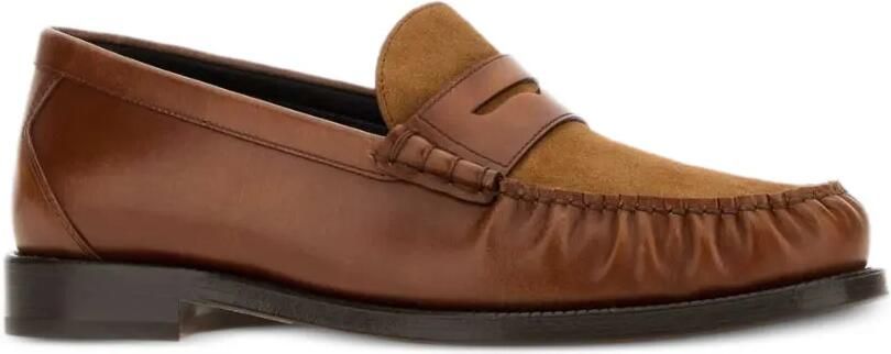 Brunello Cucinelli Leren loafers Bruin - Foto 2