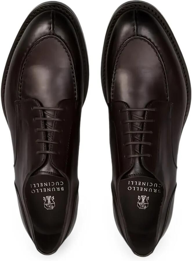 Brunello Cucinelli Leren loafers Bruin - Foto 2