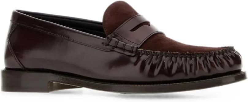 Brunello Cucinelli Leren loafers Rood - Foto 2