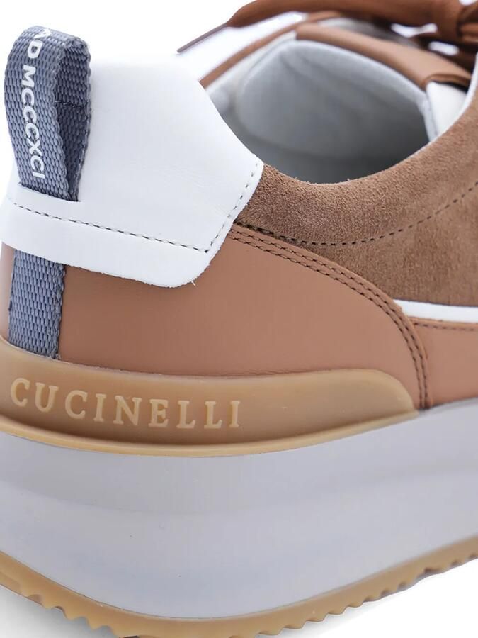 Brunello Cucinelli Leren sneakers Beige - Foto 2