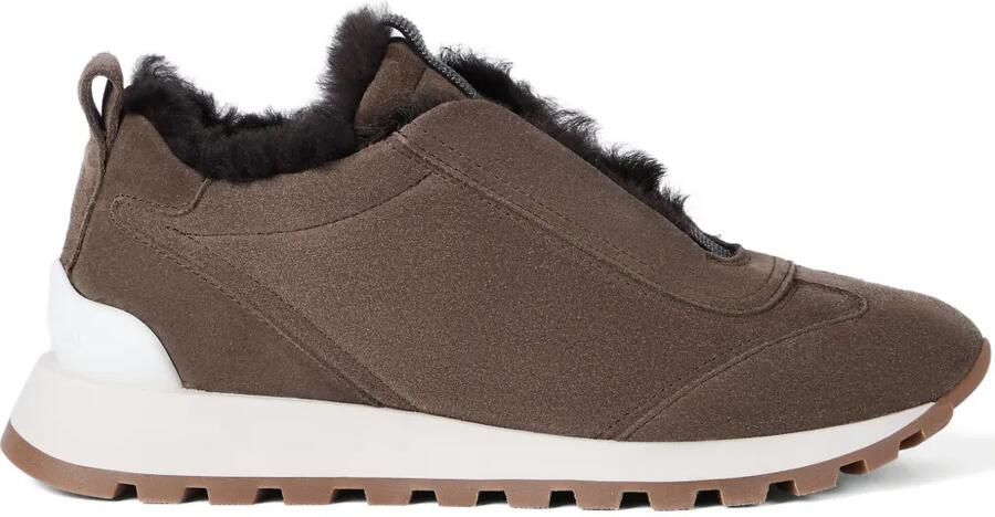 Brunello Cucinelli Leren sneakers Bruin