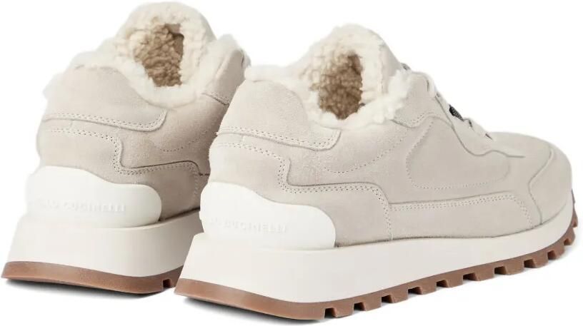 Brunello Cucinelli Leren sneakers Grijs - Foto 5