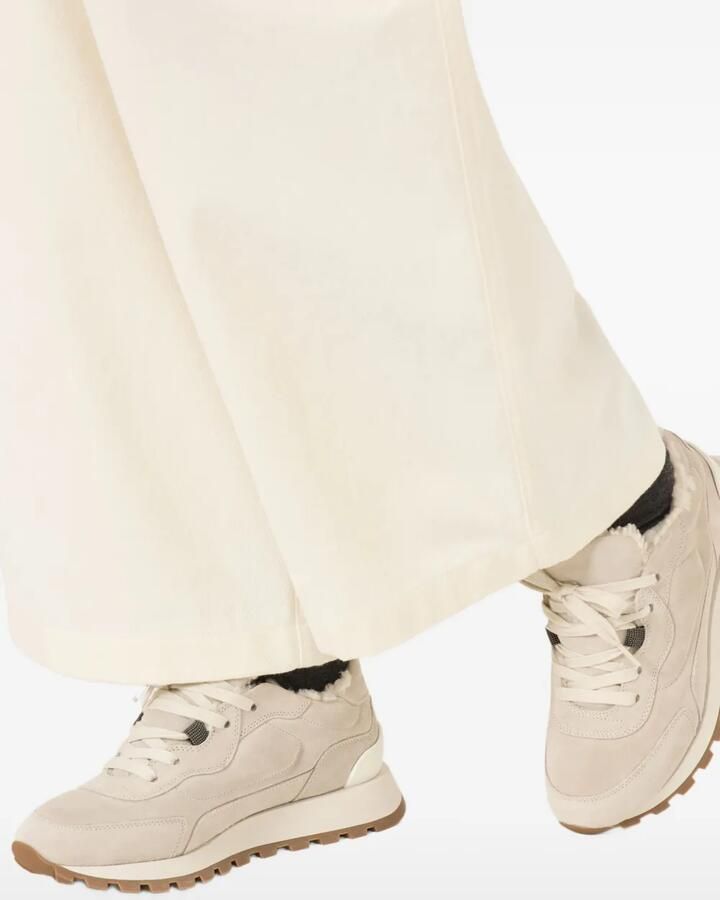 Brunello Cucinelli Leren sneakers Grijs - Foto 2