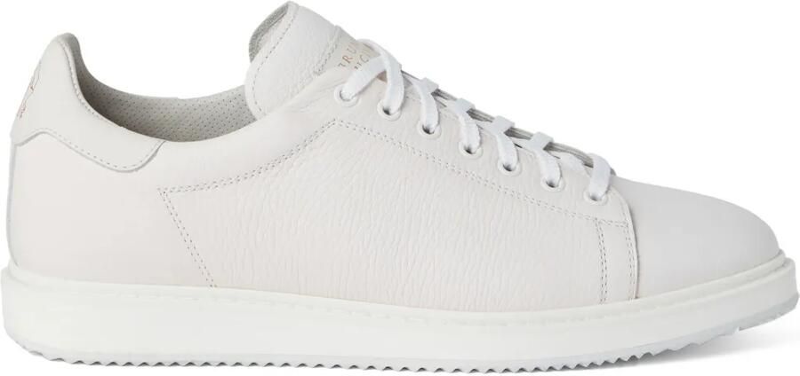 Brunello Cucinelli Leren sneakers Wit