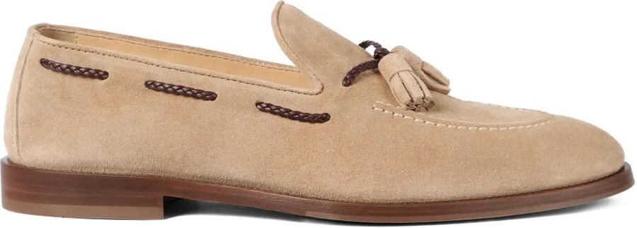 Brunello Cucinelli Loafers met kwastjes Beige